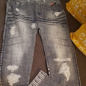 Trendy Denim Tights/ leggings